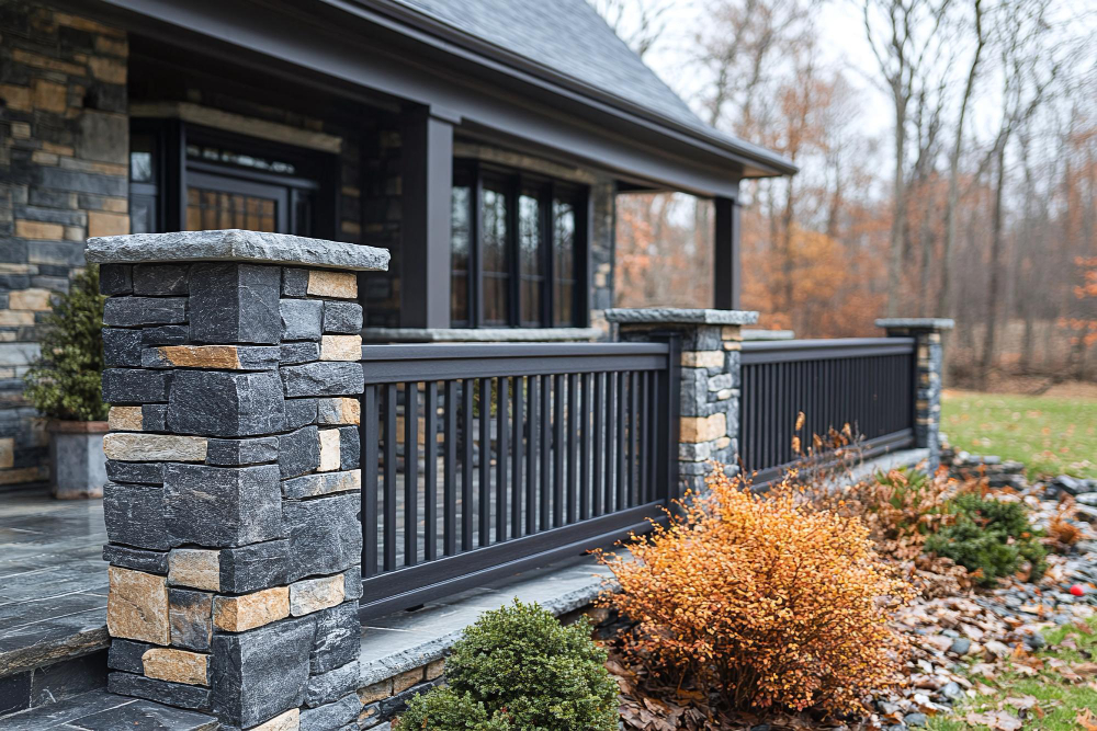 Przygotowanie do czyszczenia ogrodzenia betonowego