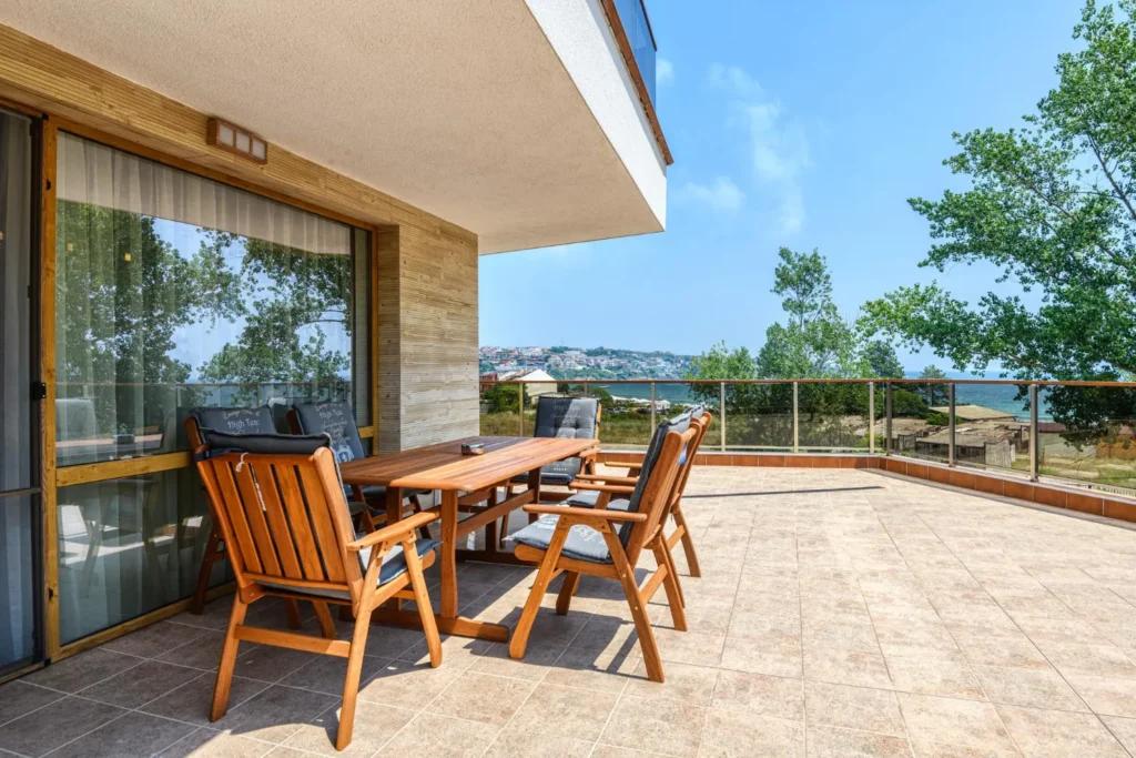 taras z kostki brukowej