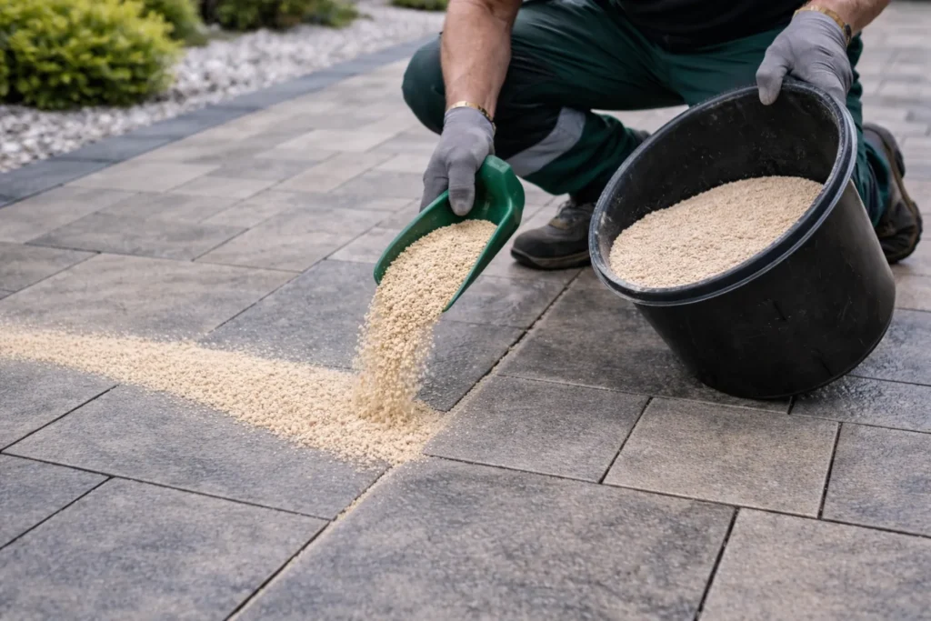 jak fugować kostkę brukową