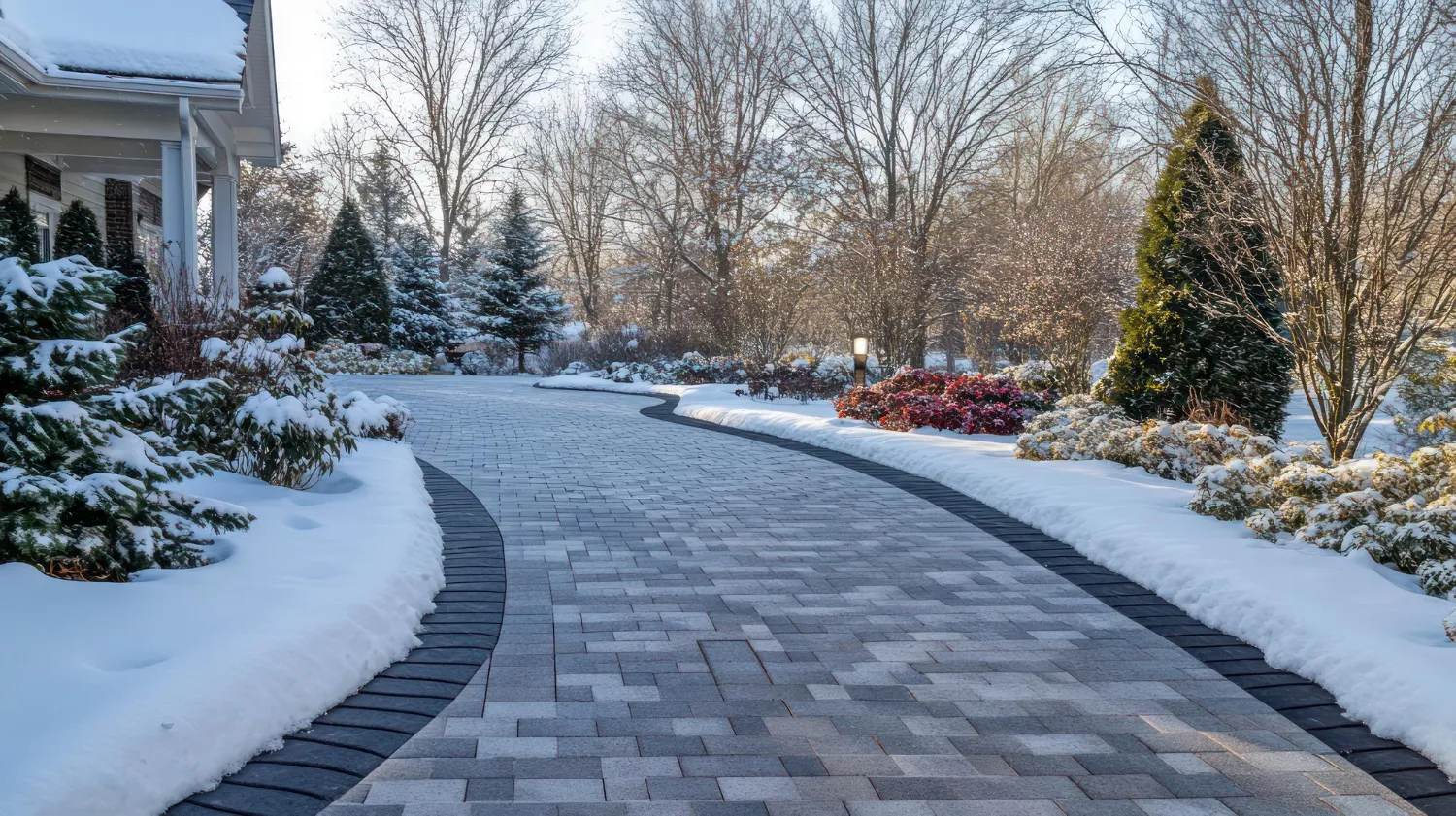 Zabezpieczanie płyt brukowych przed zimą